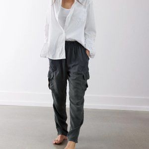 unsubscribed washable silk cargo pant